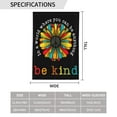 thumbnail image 3 of In A World Where You Can Be Anything Be Kind Garden Flag 28"X40" Outdoor Indoor Garden Decor Porch Banner Sign With Grommets Uv Fade Resistant, 3 of 8