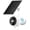 White with Solar Panel, variant on Geeni Perch 3MP Smart Magnetic Battery Outdoor Camera, 3W Solar Panel - IP66 2K HD Wireless Outdoor Security Camera, Color Night Vision, LED Spotlight