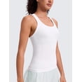thumbnail image 4 of CRZ YOGA Seamless Racerback Tank Tops for Women Gym Workout Athletic Running Sleeveless Shirts Breathable, 4 of 7