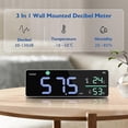thumbnail image 4 of DM1306D Digital Decibel Sound Meter Smart Wall Mounted Noise Detector 30-130DB Temperature and Humidity Monitor, 4 of 5