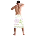 thumbnail image 6 of Delicate Flower Design 64''x32'' Bath Towels Lightweight Quick-Dry Breathable Soft for Gym Travel Swim, 6 of 8