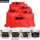 thumbnail image 2 of Naiovety Paquete de 5 bolsas secas impermeables para kayak, Rafting, piragüismo, paquete plegable, portátil, senderismo, natación, bolsa de viaje Deportes acuáticos Rojo Naiovety OD020069-01B, 2 of 6