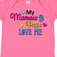thumbnail image 4 of Inktastic My Mamaw and Papa Love Me with Hearts Boys or Girls Baby Bodysuit, 4 of 5