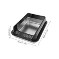 thumbnail image 2 of OULII 1Jgo Caja De Arena Metálica Con Cubierta Para De Duradero, 2 of 8