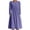 Purple, variant on Fall Dresses For Women 2024 Casual Solid Color Long Sleeve Pleated Dresses Round Neck Neck Swing Midi Dress Wedding Guest Dress Party Dresses