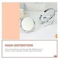 thumbnail image 4 of Metal Makeup Mirror Rotary Cosmetic Mirror Desktop Folding Mirror Metal Makeup Mirror, 4 of 8
