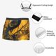 thumbnail image 3 of Fotbe Elegant Gold Leaf Peacock Calzoncillos Tipo Boxer con Bolsa de Soporte Total para Hombre, X-Temp Fresco, Transpirable y de Secado Rápido-XX-Large, 3 of 5