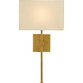 thumbnail image 3 of Antique Gold Leaf Ashdown Gold Wall Sconce, 3 of 4