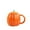 Orange, variant on MOQIN Multi-Purpose Lidded Ceramic Pumpkin Mug, 5 Color Options for Fall & Halloween, Coffee Cup for Hot Beverages, Soup Mug with Lid, Cute Thanksgiving Kitchen Decor, Gift Idea, Dishwasher Safe