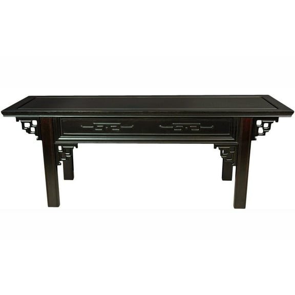 Oriental Furniture Japanese Altar Bench, 43.25"W x 16.25"H, Oriental design