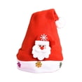 thumbnail image 1 of Moyic Sombrero de Navidad Interesante Vestido adorable Prop Sombrero de vacaciones Gorros de Navidad de dibujos animados Adorno de ropa Accesorio Kits de decoración para fiestas Papá Noel Moyic HA070562-01, 1 of 6