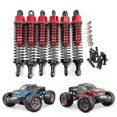 thumbnail image 5 of 6Pcs Metal Oil Damper for XINLEHONG 9125 9155 9156 1/10 1/12 RC Car Upgrade Parts Accessories,3, 5 of 5