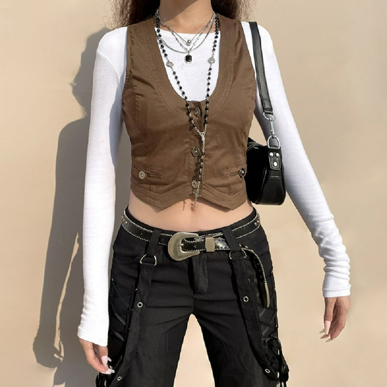 Steampunk store sleeveless jacket