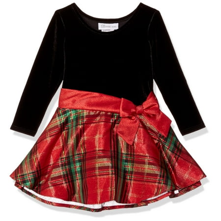 

Bonnie Jean Girls Toddler Hipster Dresses red/Green Plaid 3T