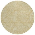 thumbnail image 2 of Addison Rugs Chantille Indoor/Outdoor Transitional Floral Gold Washable Round Rug, 8' x 8', 2 of 6