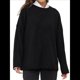 thumbnail image 2 of Suéter de Punto Holgado con Cuello Redondo y Color Liso para Mujer, Ideal para Otoño e Invierno. Negro M, 2 of 10