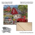 thumbnail image 5 of Bigelow Illustrations 'Dairy Bar' Wood Slat Art 18x22, 5 of 5