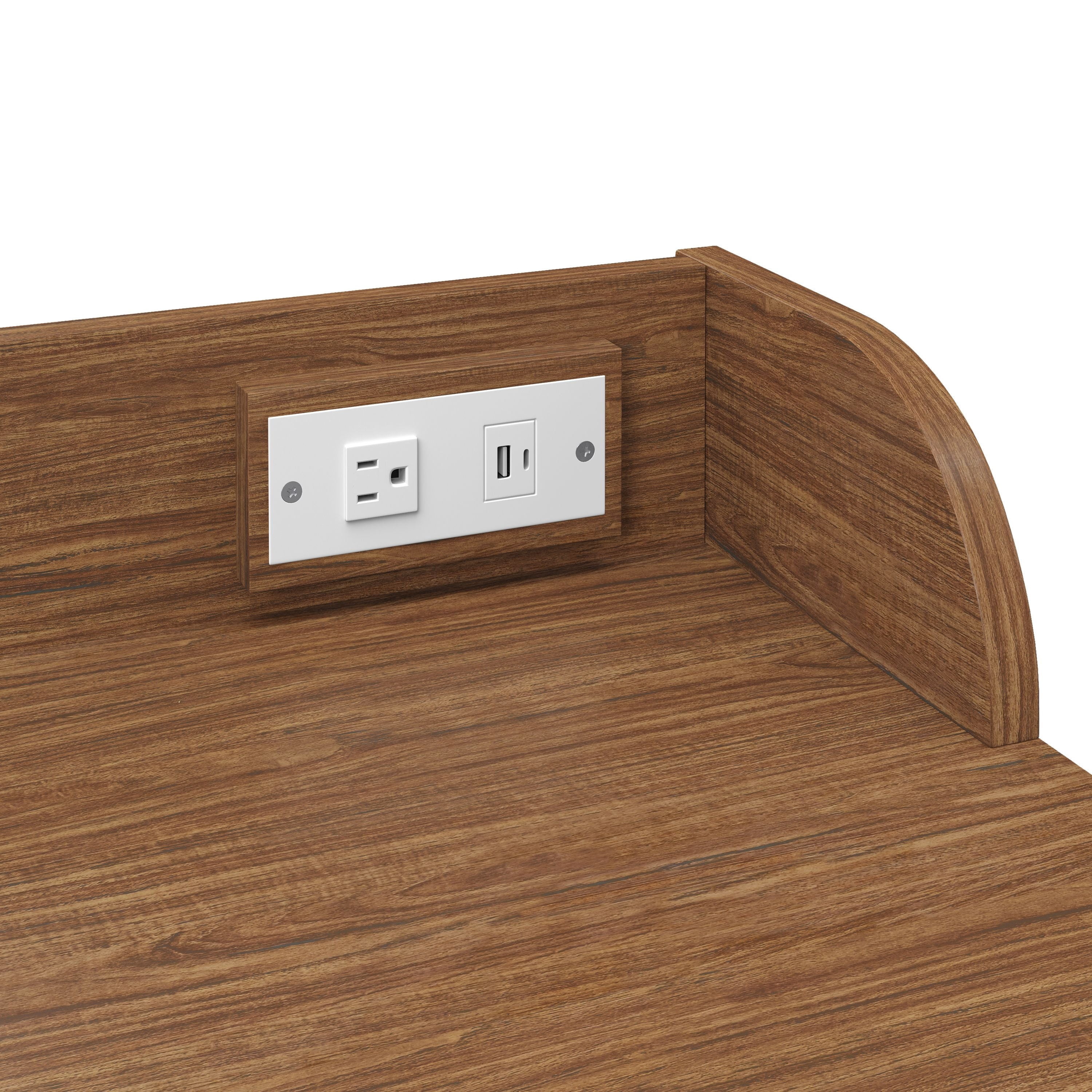 Mainstays Kids Grow With Me Adjustable Desk and Chair Set, Warm Walnut