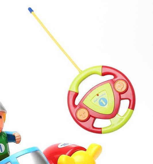 PlayWorld Gobbles of Giggles Cartoon RC Airplane for Kids - Red
