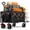 Black, variant on Goosiay 390lb Heavy Duty Collapsible Folding Wagon Cart with Extended Tailgate and All-Terrain Wheels for Camping, Garden, Outdoor, Black