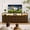 Dark Brown, variant on GUNAITO TV Stand for TVs up to 75", Big TV Stand with 12 Fabric Drawers and LED Lights, Entertainment Center with Storage and Shelves for Living Room, Black