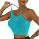thumbnail image 1 of Brasier Mujer Sujetadores Deportivos de Tela de Mantequilla para Mujer, de Punto, Acolchados, Push up, Cómodos, Espalda Cruzada, Tirantes Finos, para Entrenamiento, Yoga, Gimnasio, Fitness Grande, 1 of 6