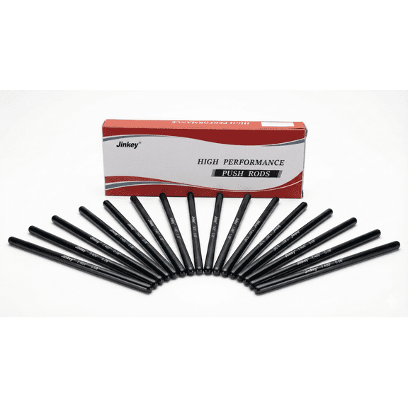Jinkey® High Performance LS 7.400" Chromoly Pushrods - 5/16" Diameter, .080" Wall - Fits 4.8 5.3 6.0 LS1 LS2 LS6 LS3 L76 L92 L99 LQ4 LQ9 L33 LSA