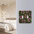 thumbnail image 5 of Dailycode Light Switch Plate Covers 2 Gang Wall Plate Plastics Outlet Covers for Kitchen Home Office Decor Four Leaf Clover Star, 5 of 8