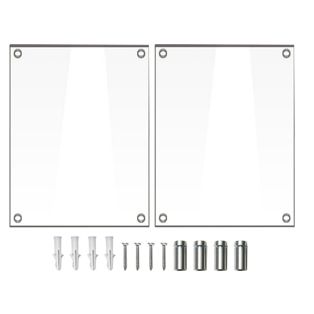 WASHWEPE Certificate Photo Frame Acrylic Decorative Wall Hanging Display for Interior Designers 1Pcs