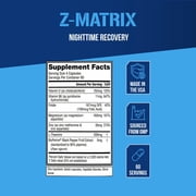 Sleep Supplement - EVLution Nutrition Sleep Aid with Z-Matrix for Muscle Recovery - Sleeping Pills Mineral Complex with Zinc, Magnesium & L-Theanine - EVL Z-Matrix 240ct Capsules