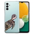 thumbnail image 1 of WIRESTER Transparent Soft Gel TPU Clear Case Slim Protective Cover for Samsung Galaxy A13 5G 6.5" 2021, Clear Cute Turtle On Ocean, 1 of 1