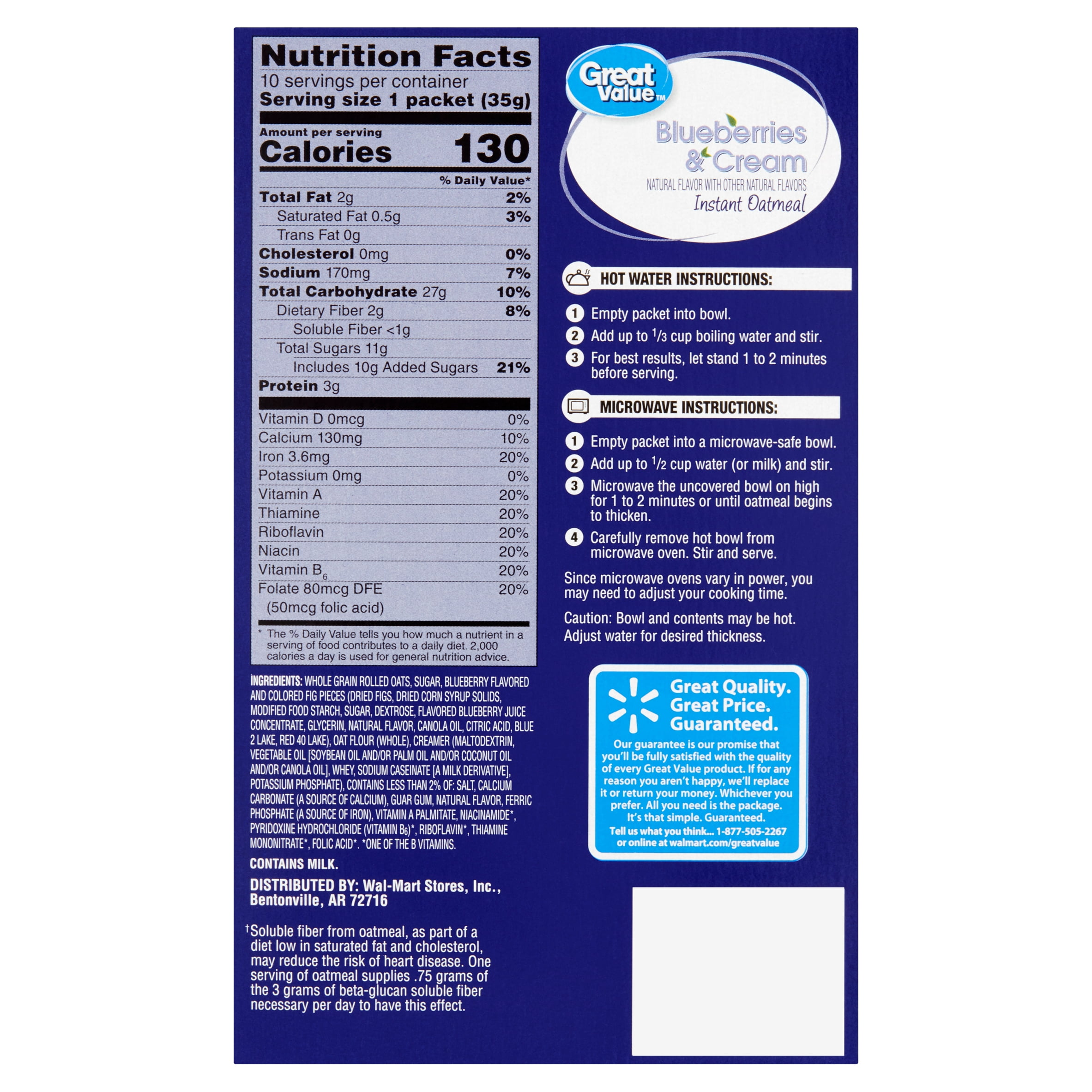 32 Instant Oatmeal Nutrition Label Labels Design Ideas 2020