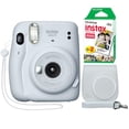 thumbnail image 1 of Cámara instantánea Fujifilm Instax Mini 11 Ice White con funda y película, 1 of 3