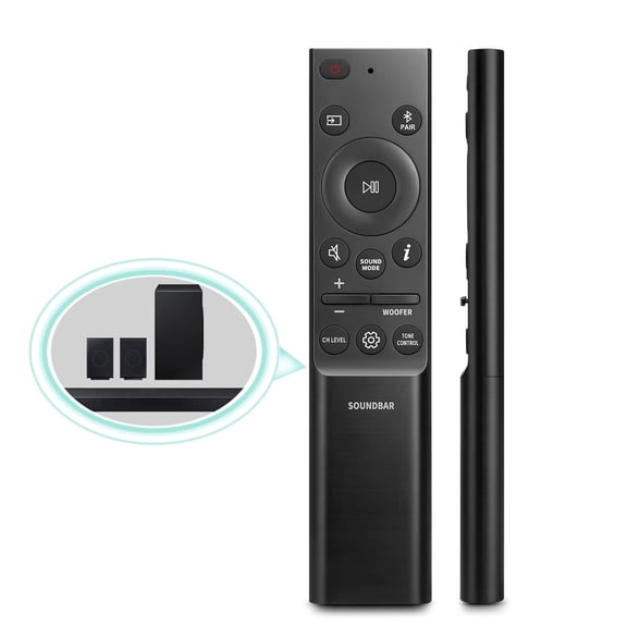 Remote Control Replacement for Samsung Soundbar Speaker Systems and Home Theater Audio