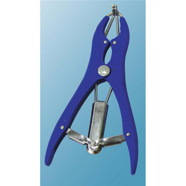 Stone Chrome Plated Elastrator Tool Castrator Pliers Castrating Band Applicator 