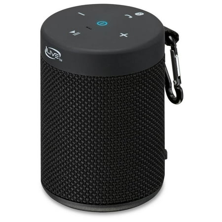 iLive ISBW108B IPX5 Waterproof Bluetooth Speaker, Black, Each