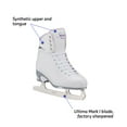 thumbnail image 4 of Jackson Ultima SoftSkate Womens/Girls Figure Ice Skates Color: White/Purple Size: 4 Women's, 4 of 10