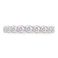 thumbnail image 2 of AFFY 1 Carat Lab Grown Diamond Half Eternity Wedding Band Ring for Women 14K Solid Rose Gold-8, 2 of 8
