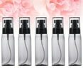 thumbnail image 2 of EeaseCA 5pcs 80ml Portable Cosmetic Liquid Dispensing Spray Bottle Refillable Subpackaging Bottle Fine Mist Sprayer Set(Black), 2 of 8