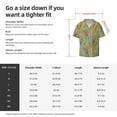 thumbnail image 5 of Lsque Cartoon Corn and Wheat print Men's Cuban Collar Short Sleeve Shirt Summer Beachwear Casual Button Down Fashionable Vacation Leisure Shirt-Small, 5 of 7