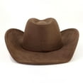 thumbnail image 5 of Cowboy Hat for Women Men Wide Brim Cowgirls Beach Cattleman Western Cowboys Hat, 5 of 6