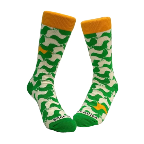 Interlocking Turkey Patterned Socks from the Sock Panda (Adult Small - Shoe Sizes 2-5)