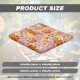 thumbnail image 6 of 36 x 36 inch Square Fitted Tablecloth with Elastic Edges Sunflower Cow Print Stretchy Fabric Folding Card Table Cover for Indoor Outdoor Patio Party Decor, 6 of 6