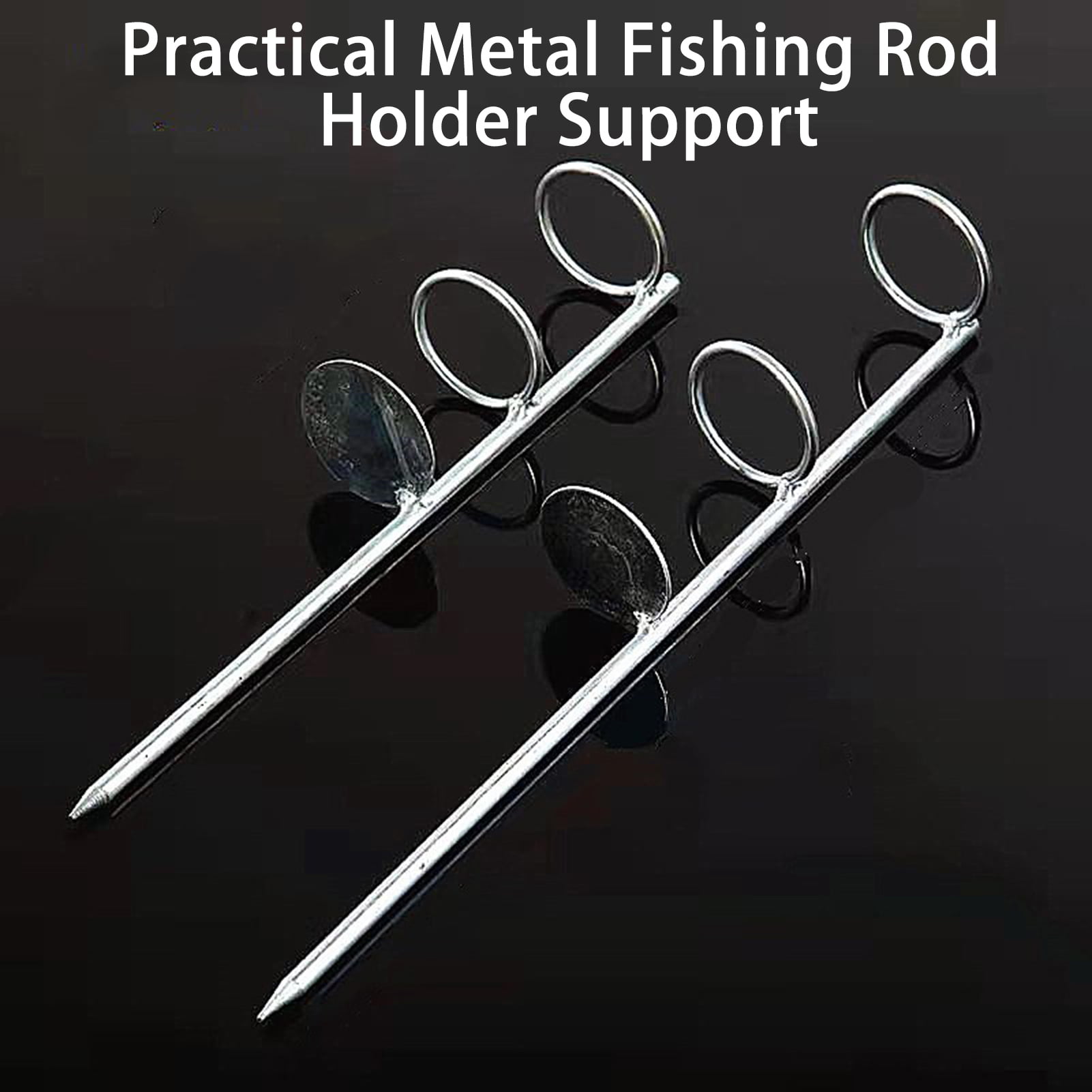 Mairbeon 30/40/50cm Double Rings Single Fork Fishing Rod Holder