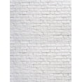 thumbnail image 2 of GreenDecor 5x7ft White Brick Wall Backdrops Photography Brick Floor Photo Studio Backgrounds for Christmas, 2 of 4