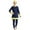 Navy, variant on Shadoumai Full Coverage Long Sleeve UPF 50 Sun Two Piece Swimsuit With Skirt For Girls,Kid Girl Mermaid Costume