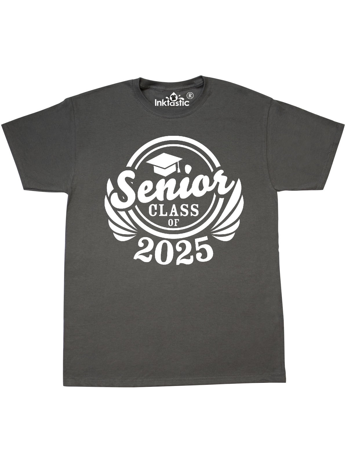 Inktastic Senior Class Of 2025 In White With Graduation Cap T Shirt