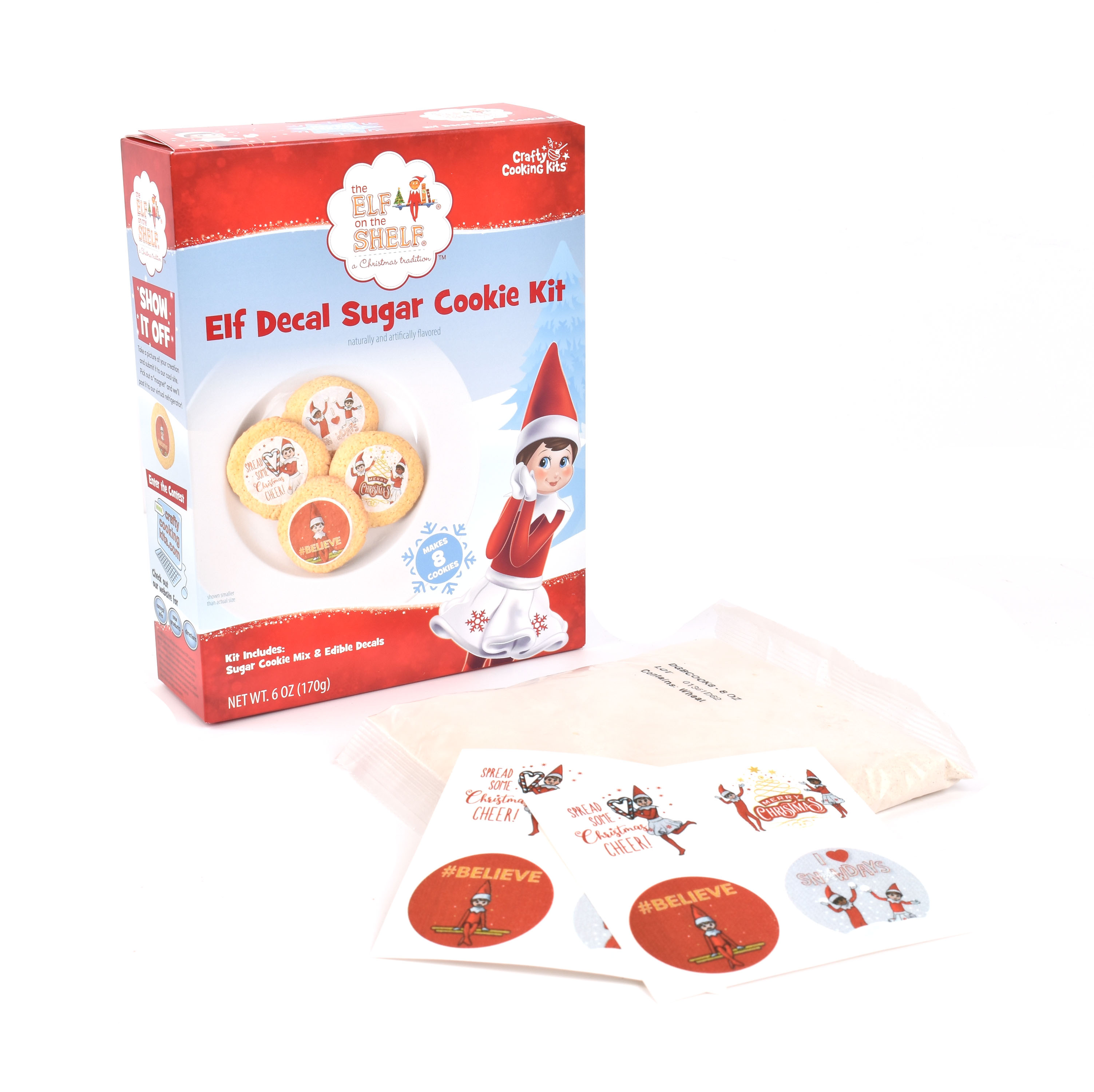 Crafty Cooking Kits, Elf On The Shelf Decal Cookie Holiday Kit