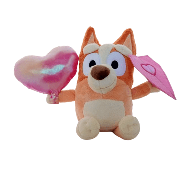 Bluey Bingo Valentine's Day Plush 10 in