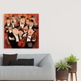thumbnail image 2 of Bande Abstraite - Toile 36"x36 Pouces - Impression sur Demande, 2 of 5